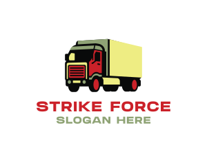 Truck Logistics Delivery Logo