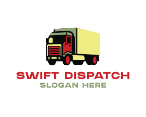 Truck Logistics Delivery logo design