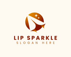 Plane Flight Sparkle logo design