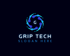 Digital Cyber Technology logo design