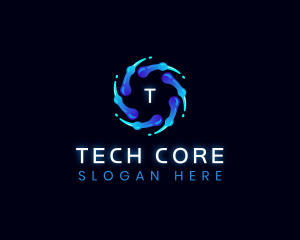 Digital Cyber Technology logo design