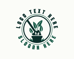 Shovel Garden Planting logo