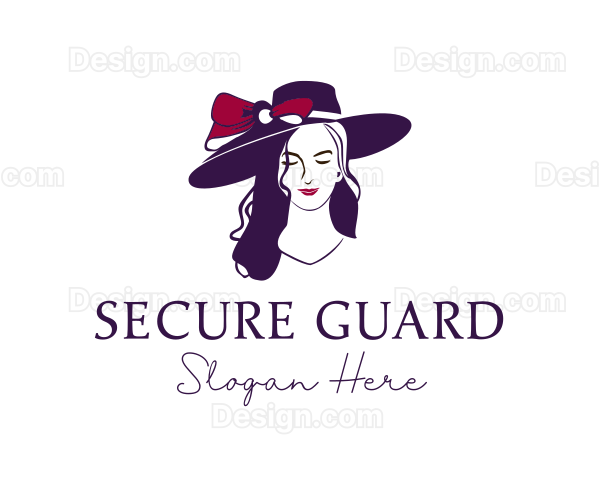 Glamour Hat Lady Logo