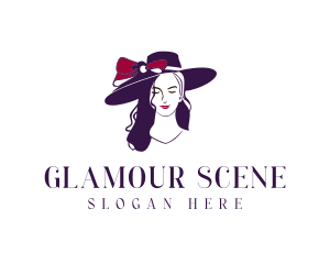 Glamour Hat Lady logo