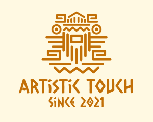 Mayan Tribe Sculpture logo