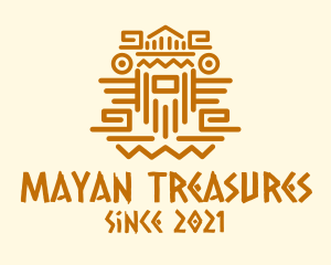 Mayan Tribe Sculpture logo