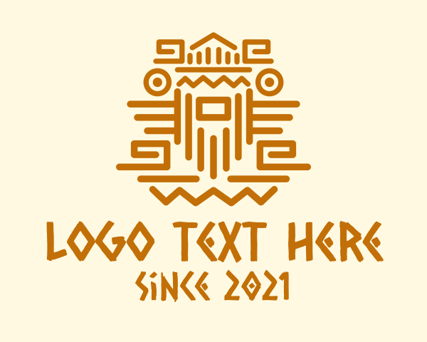 Aztec-culture logo example 2