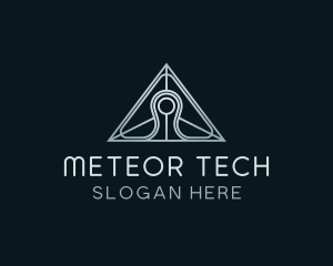 Pyramid Tech Developer logo design