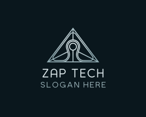 Pyramid Tech Developer logo design