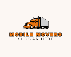 Cargo Trailer Truck logo design