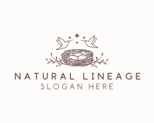 Hummingbird Egg Nest logo