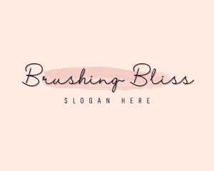 Feminine Brush Brand logo design