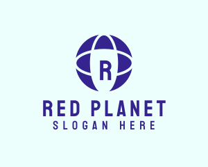 Global Orbit Planet logo design