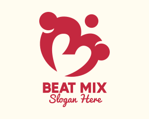 Red Community Heart logo
