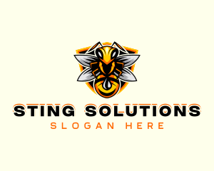 Bee Sting Hornet logo design