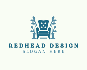 Interior Design Chair Upholstery logo design