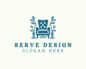 Interior Design Chair Upholstery logo design