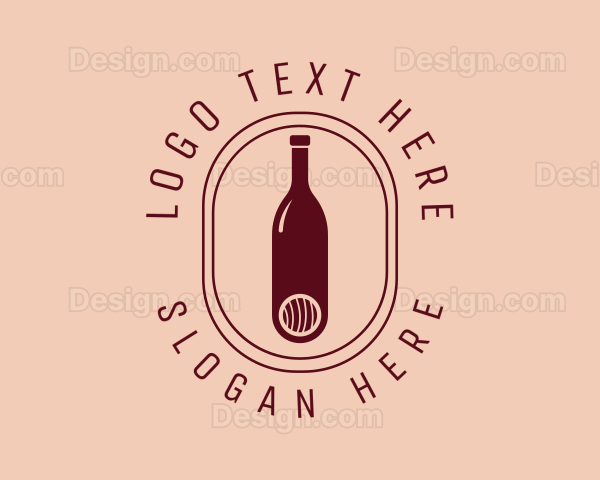 Sushi Wine Bottle Logo