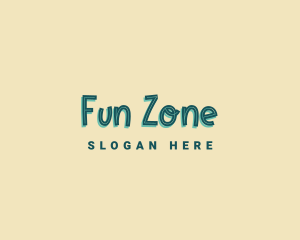 Playful Kid Wordmark logo design