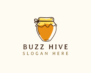 Honey Jar Condiment logo design