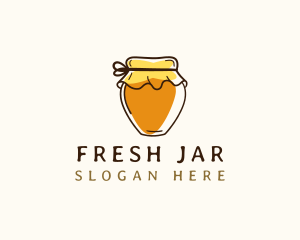 Honey Jar Condiment logo design