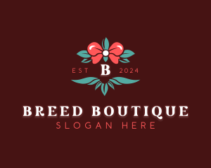 Ribbon Flower Boutique logo design