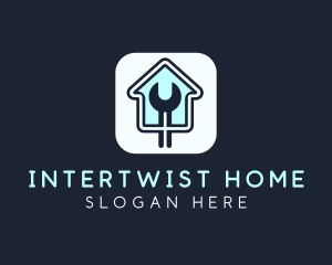 Home Maintenance Wrench App logo design