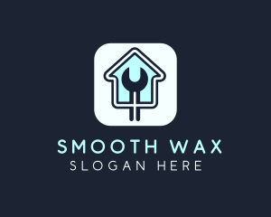 Home Maintenance Wrench App logo design