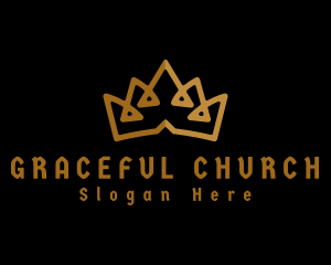 Gold Royalty Crown logo