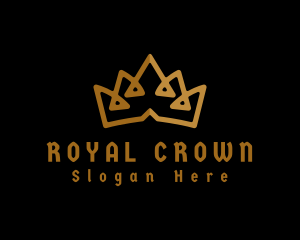 Gold Royalty Crown logo