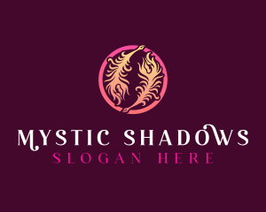 Mystical Quil Feather logo design