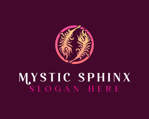 Mystical Quil Feather logo design