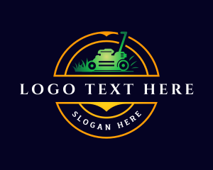 Lawn Mower Landscaping logo