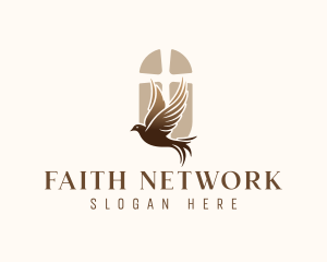 Cross Faith Dove logo