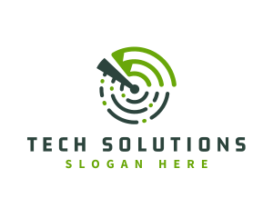 Radar Signal Technology logo design