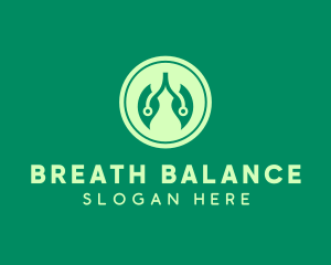 Natural Leaf Lungs logo design