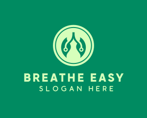 Natural Leaf Lungs logo design