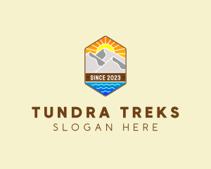 Outdoor Mountain Badge  logo design