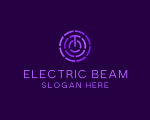 Dashed Electric Power logo design