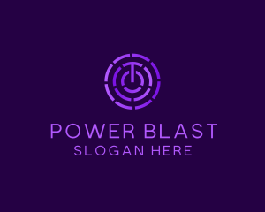 Dashed Electric Power logo design