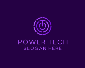 Dashed Electric Power logo design