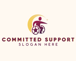 Wheelchair Support Community logo design