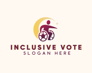 Wheelchair Support Community logo design