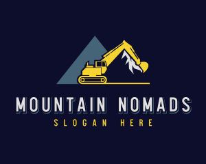 Demolition Excavator Mining logo design