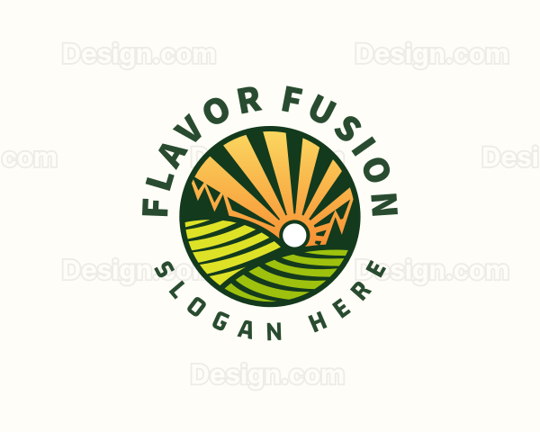 Farm Countryside Field Logo