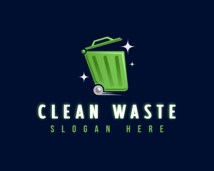 Recyclable Garbage Bin logo design