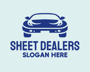 Blue Car Dealer logo design