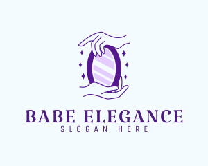 Elegant Hand Mirror logo design