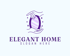 Elegant Hand Mirror logo design