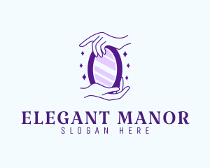 Elegant Hand Mirror logo design